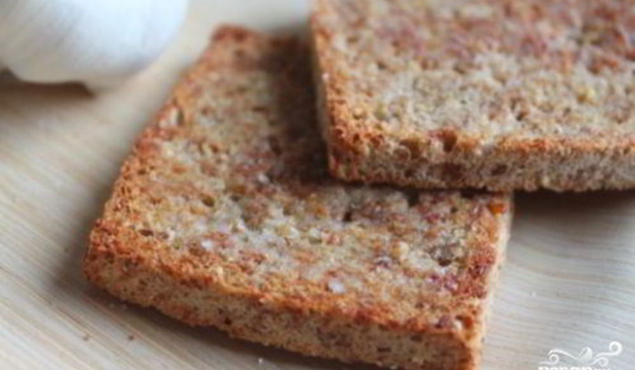 Рецепт жареного хлеба с чесноком