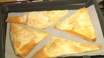 хрустящие конвертики с раковыми шейками