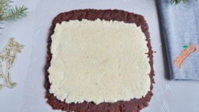 кокосово-шоколадный рулет