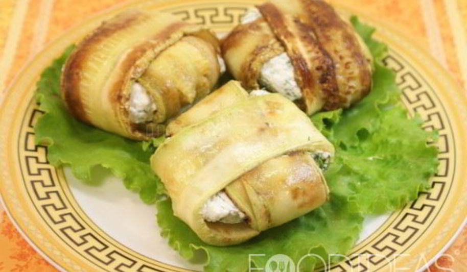 Рецепт конвертиков из кабачков