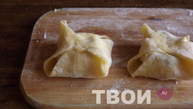 конвертики с творогом