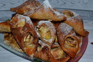 Конвертики с яблоком