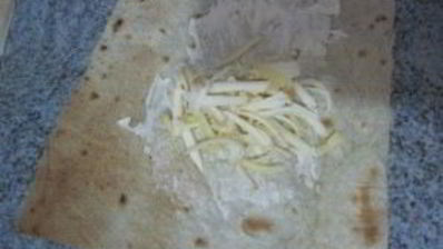 конвертики из лаваша с сыром и зеленью