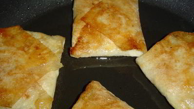 конвертики из лаваша с тыквенно-творожной начинкой