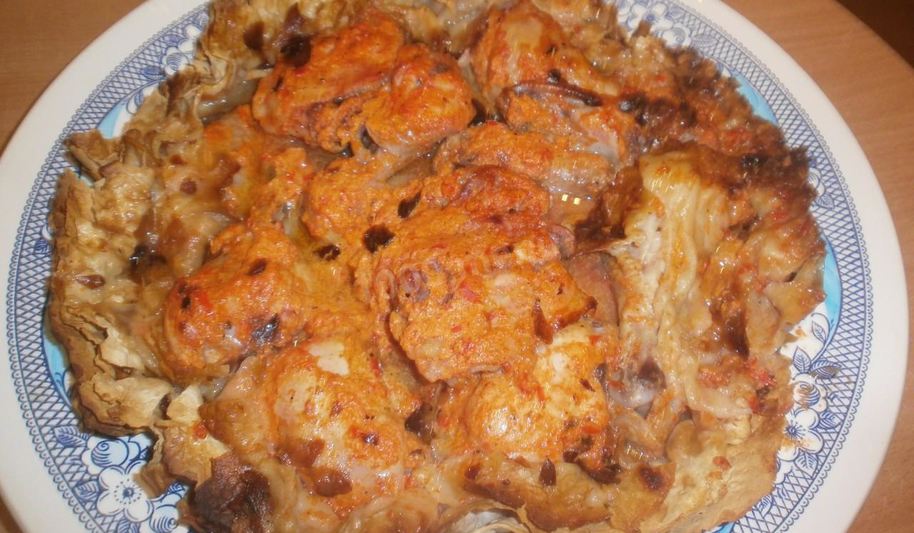 Рецепт курицы в лаваше по-армянски
