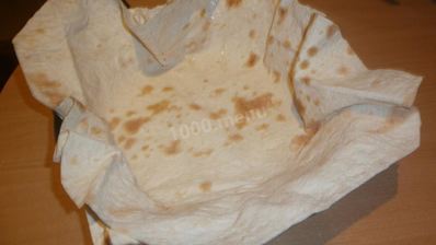 курица в лаваше по-армянски