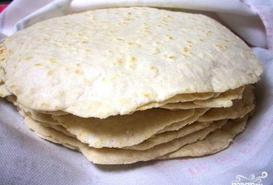 Лаваш на сковороде