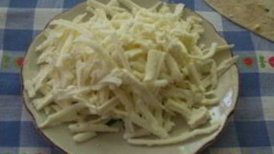 лаваш с брынзой и зеленью