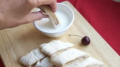 лаваш с начинкой из куриной печени