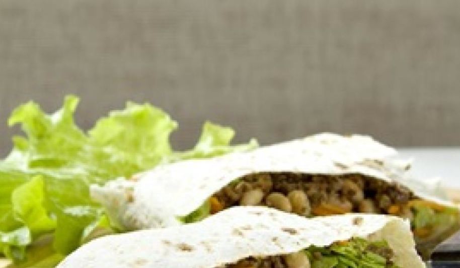 Рецепт лаваша с пряной говядиной и фасолью