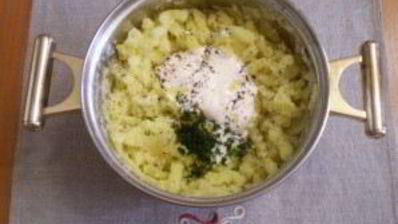 лаваш с пюре