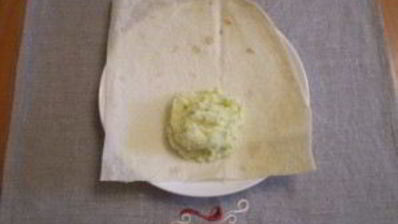 лаваш с пюре