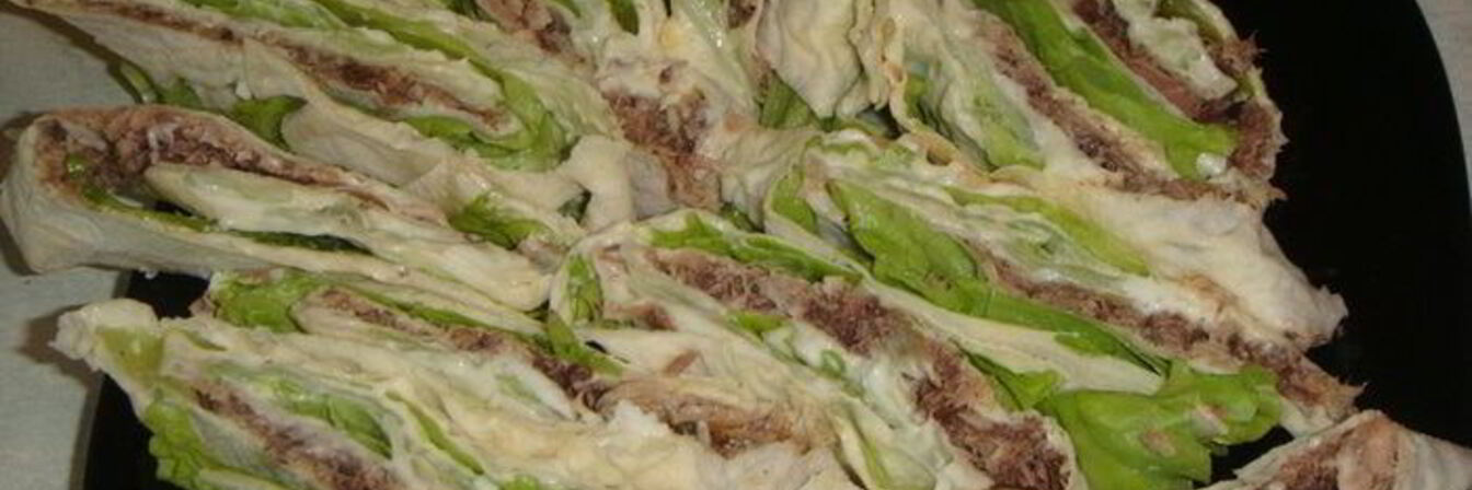 Лаваш с тунцом