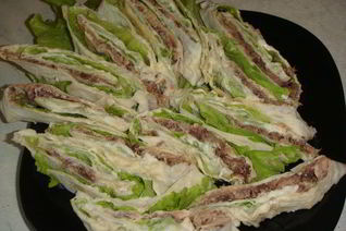 Лаваш с тунцом