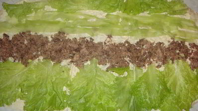 лаваш с тунцом