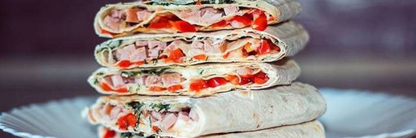 Многослойная закуска в лаваше