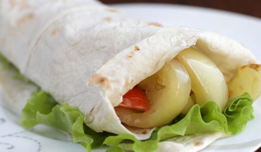 Рецепт печеных овощей в лаваше