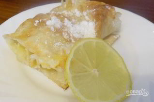 Сладкий рулет из лаваша