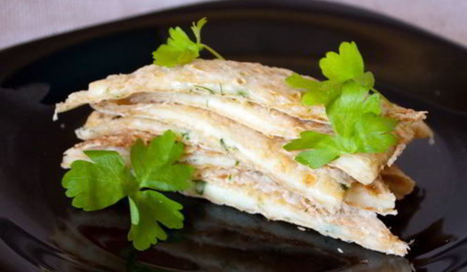 Рецепт сулугуней в лаваше