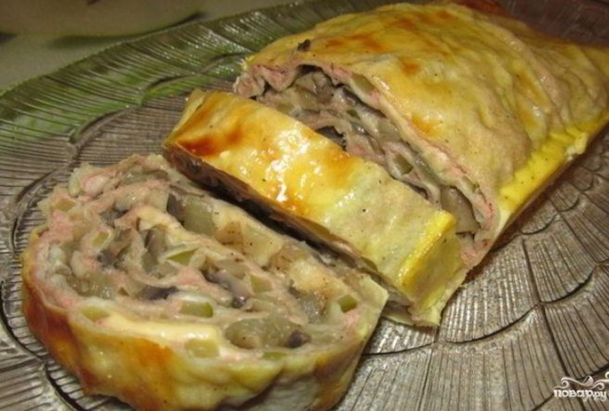 Запеченный лаваш