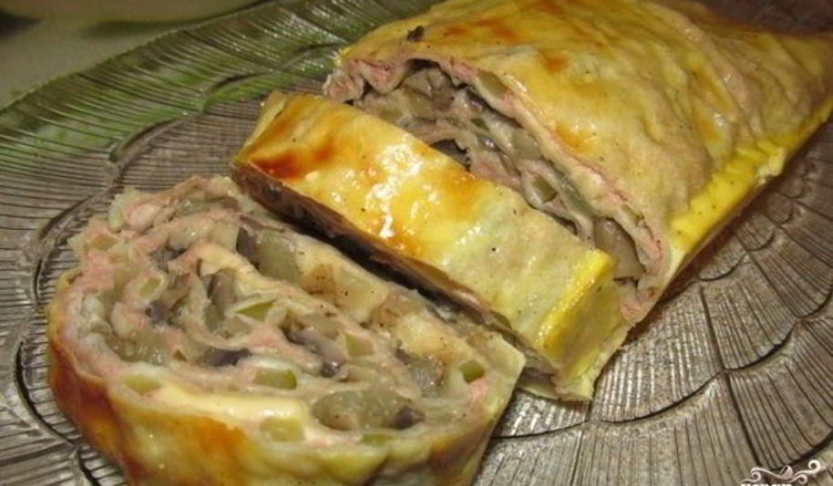 Рецепт запеченного лаваша