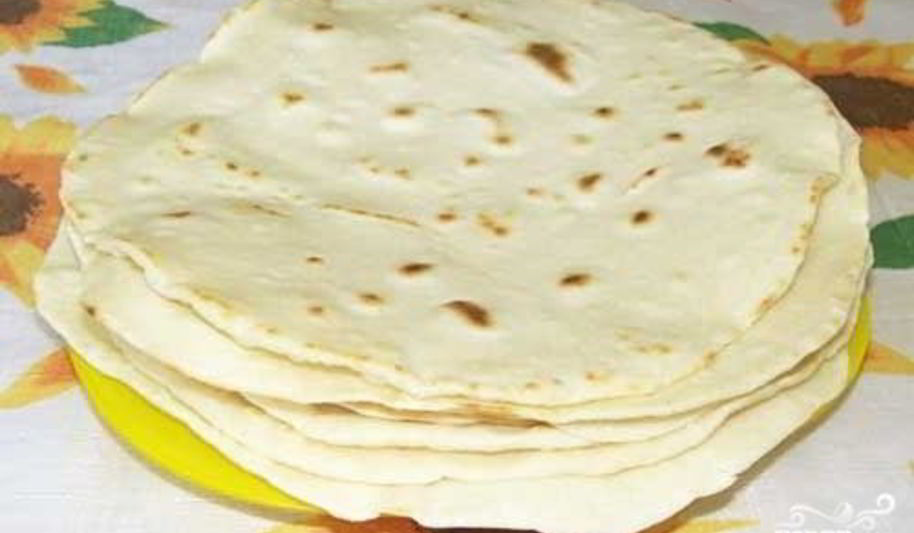 Рецепт жареного армянского лаваша