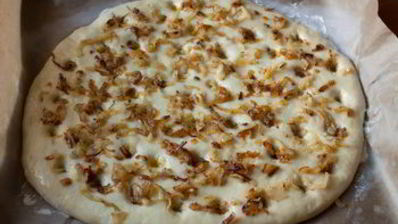 фокачча с луком