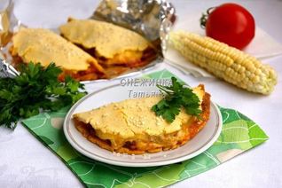 Кукурузные лепешки с говядиной