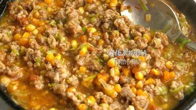 кукурузные лепешки с говядиной