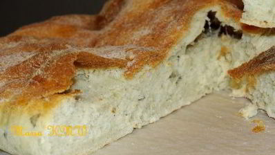 лепешка с сыром gorgonzola