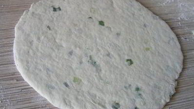 лепешка с зеленым луком