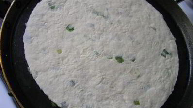 лепешка с зеленым луком