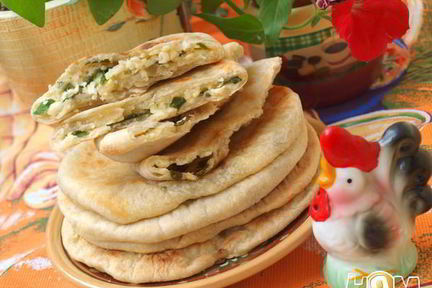 Лепешки на минеральной воде