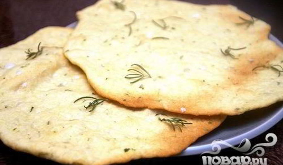 Рецепт лепешек с розмарином