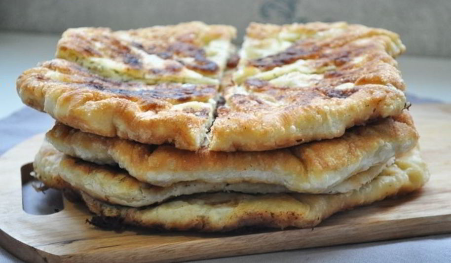 Рецепт лепешек с творогом и укропом