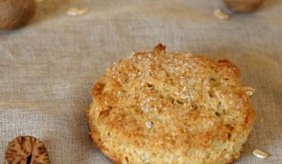 Рецепт овсяных лепешек с мускатным орехом