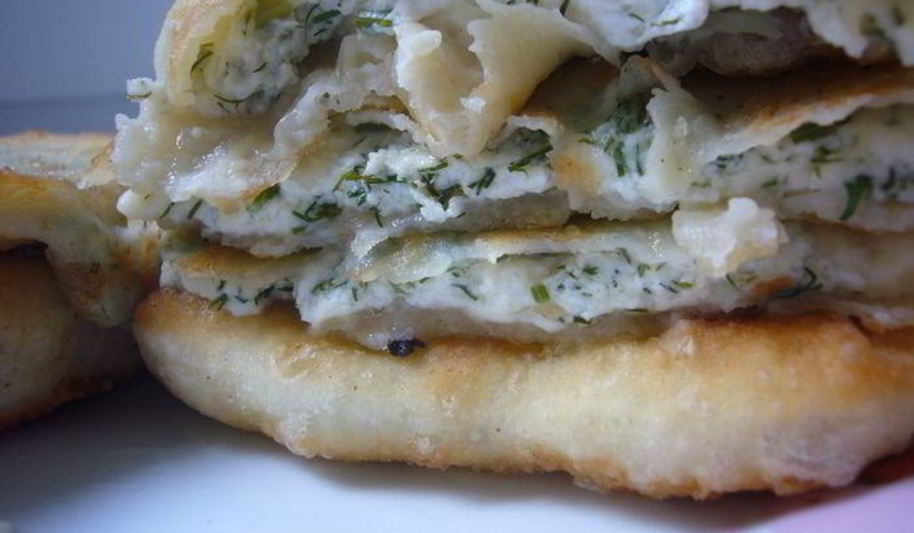 Рецепт питы с риккотой и укропом