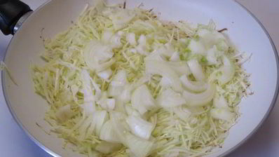 постные лепешки с капустой