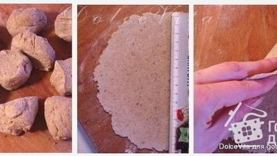 тонкие пшенично-ржаные лепешки с орехами