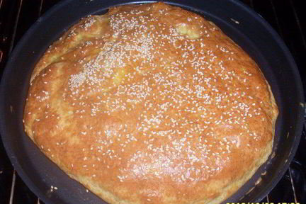 Творожно-сырная лепешка