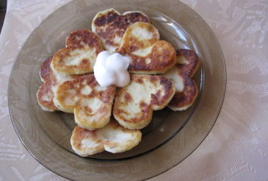 Творожные лепешки с тмином