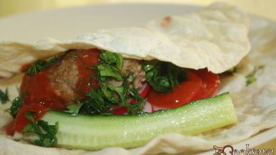 юха — азербайджанская лепешка