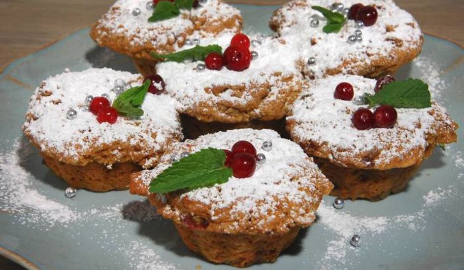 Рецепт ароматных новогодних маффинов