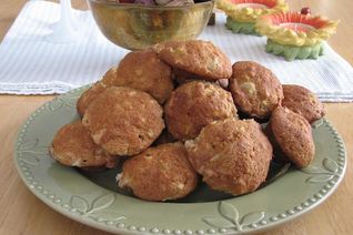 Бананово-яблочные маффины