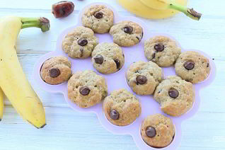 Банановые маффины без сахара