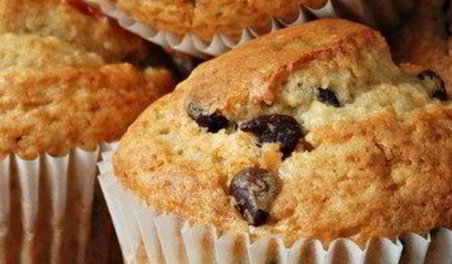 Рецепт банановых маффинов с грецкими орехами и шоколадом