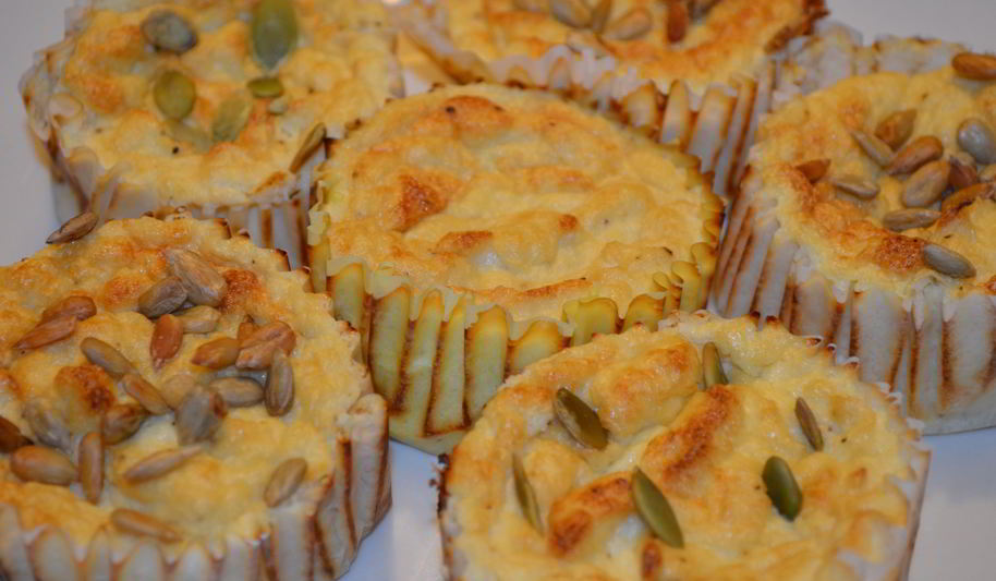 Рецепт безглютеновых маффинов из цветной капусты с сыром