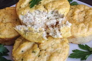 Куриные маффины с зеленью