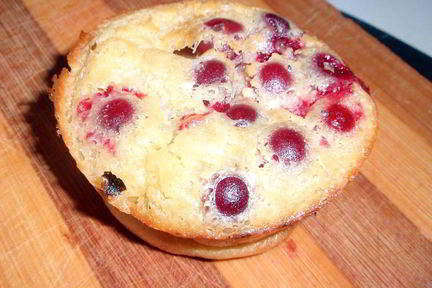 Маффины с брусникой