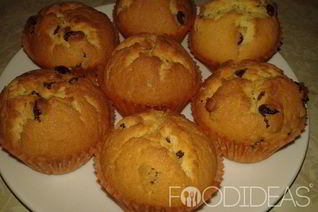 Маффины с изюмом
